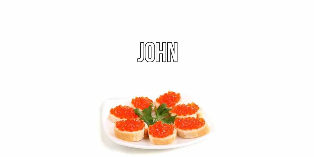 Открытка  с именем. John, Главная  