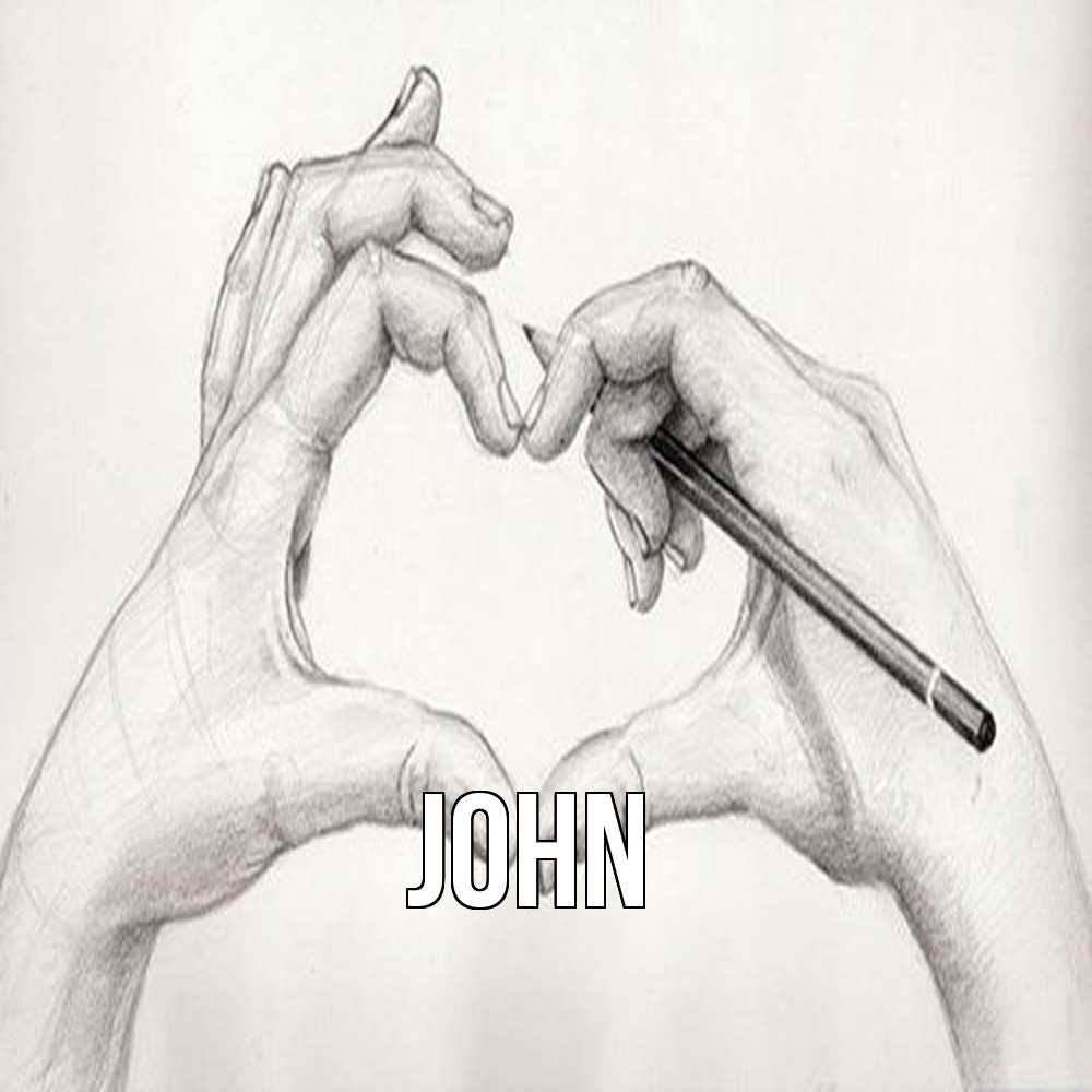 Открытка  с именем. John, Главная  