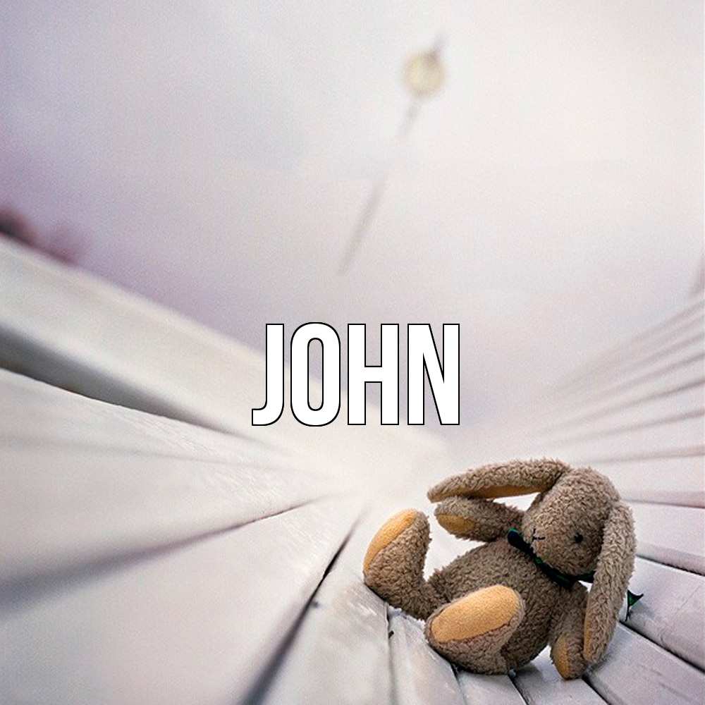 Открытка  с именем. John, Главная  