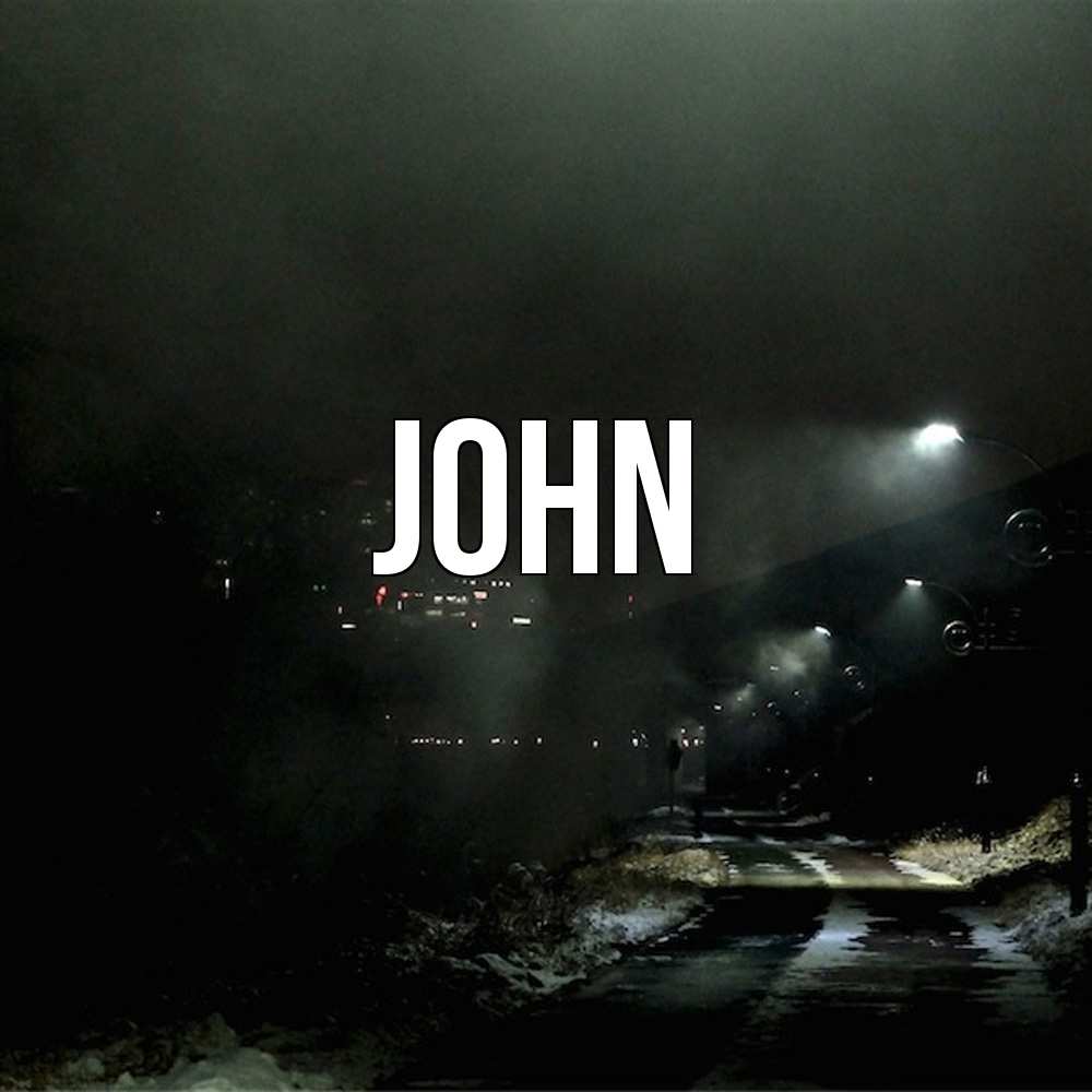 Открытка  с именем. John, Главная  