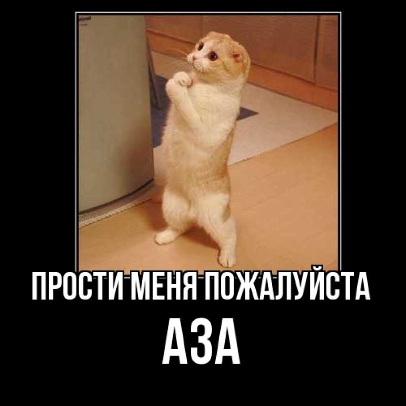 Картинка Прости меня пожалуйста, Аза