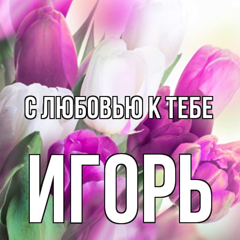 Картинка С любовью к тебе, Игорь
