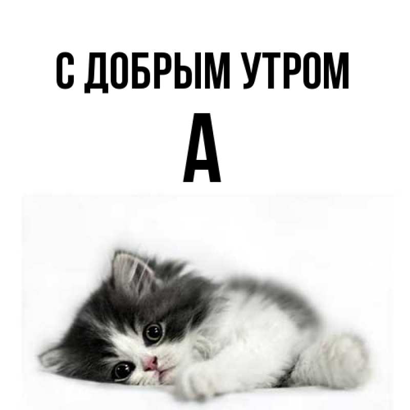 Картинка С добрым утром, а