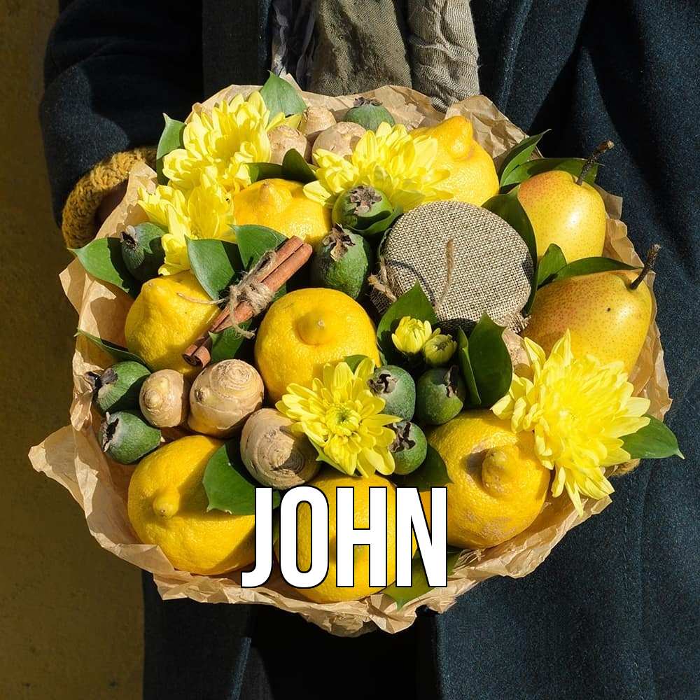 Открытка  с именем. John, Главная  