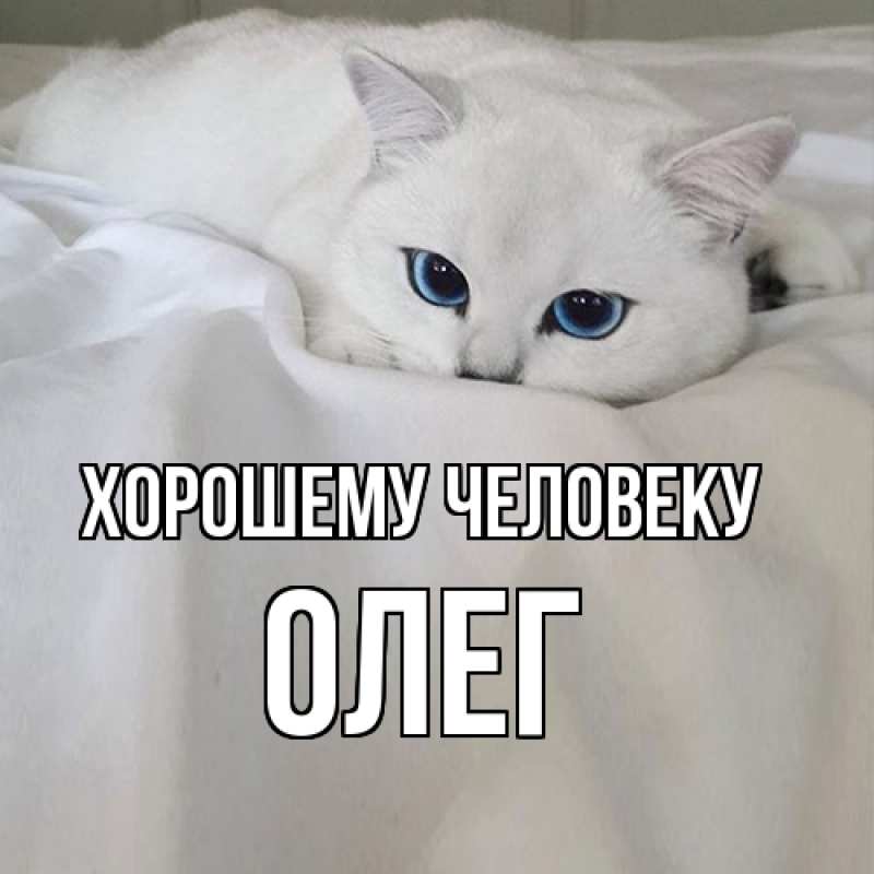 Картинка Хорошему человеку, олег