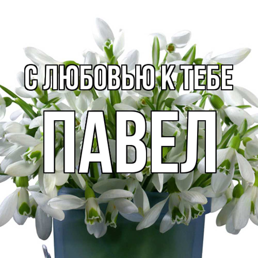 Открытка  с именем. Павел, С любовью к тебе  