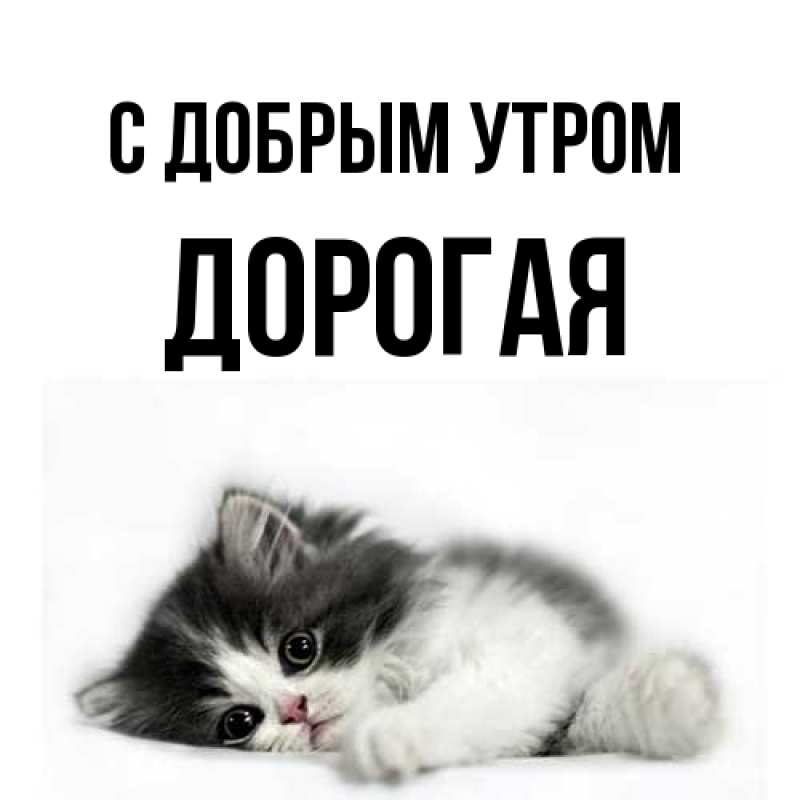 Картинка С добрым утром, Дорогая