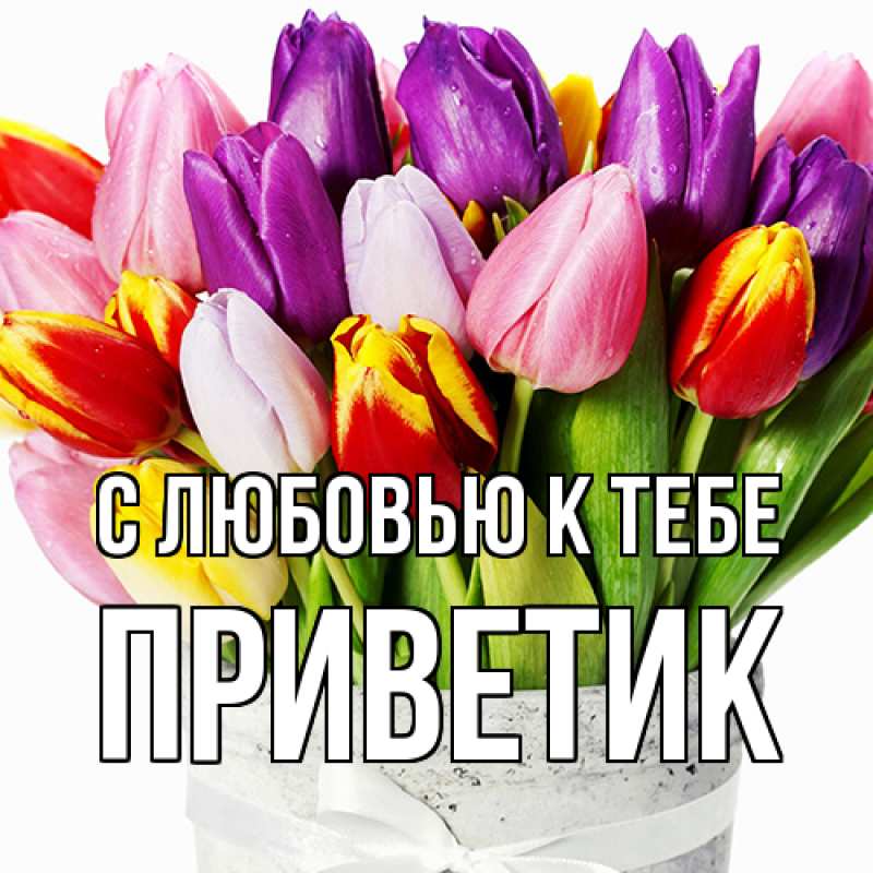 Картинка С любовью к тебе, приветик