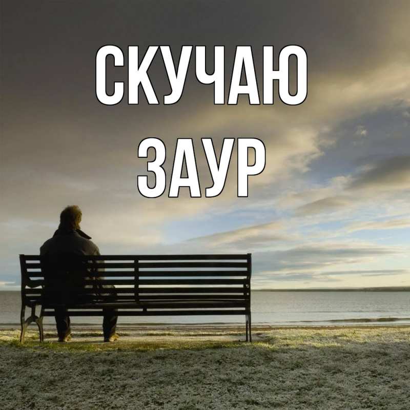 Картинка Скучаю, Заур