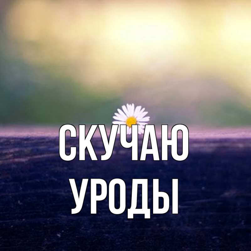 Картинка Скучаю, уроды