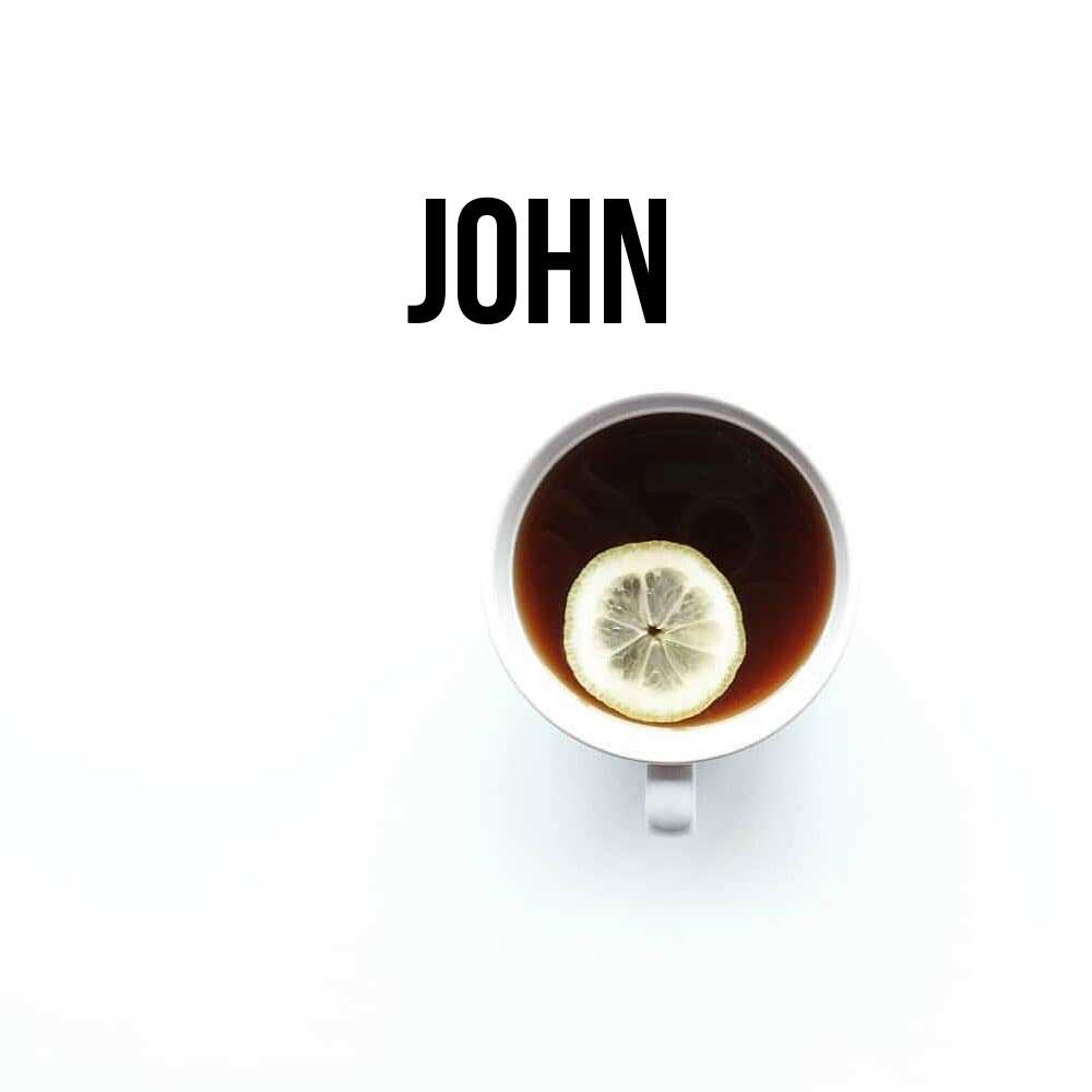 Открытка  с именем. John, Главная  