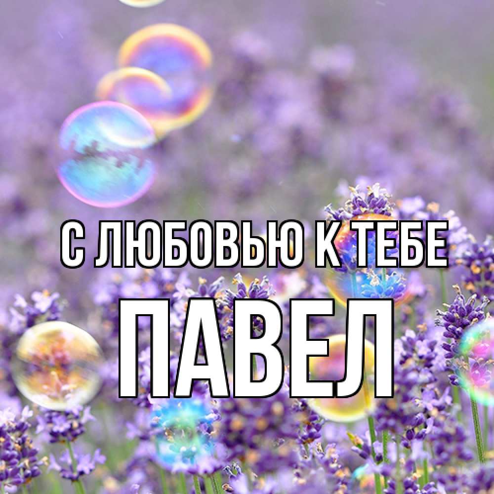 Открытка  с именем. Павел, С любовью к тебе  