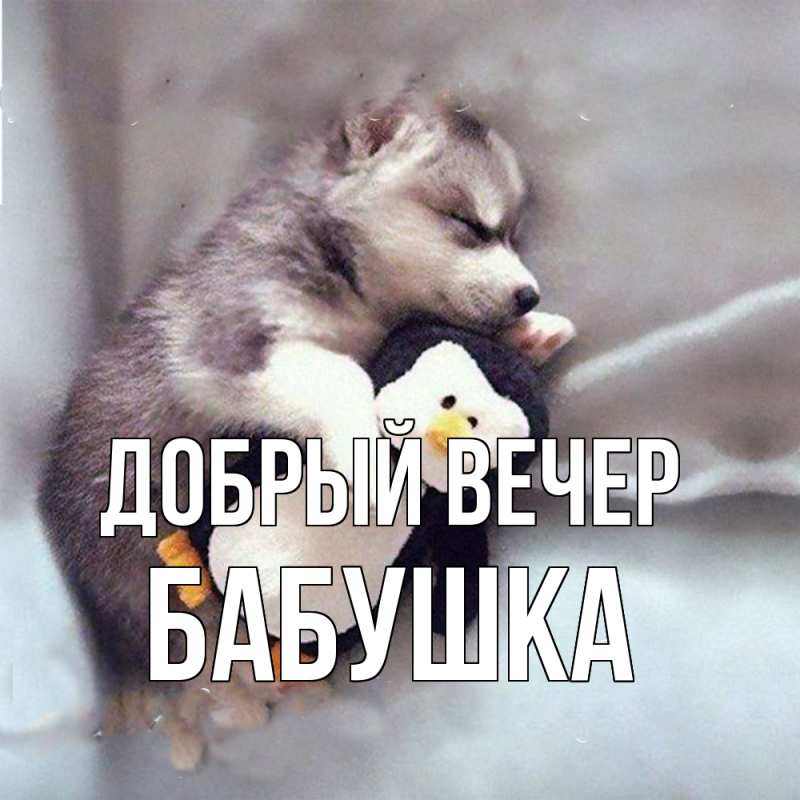Картинка Добрый вечер, бабушка