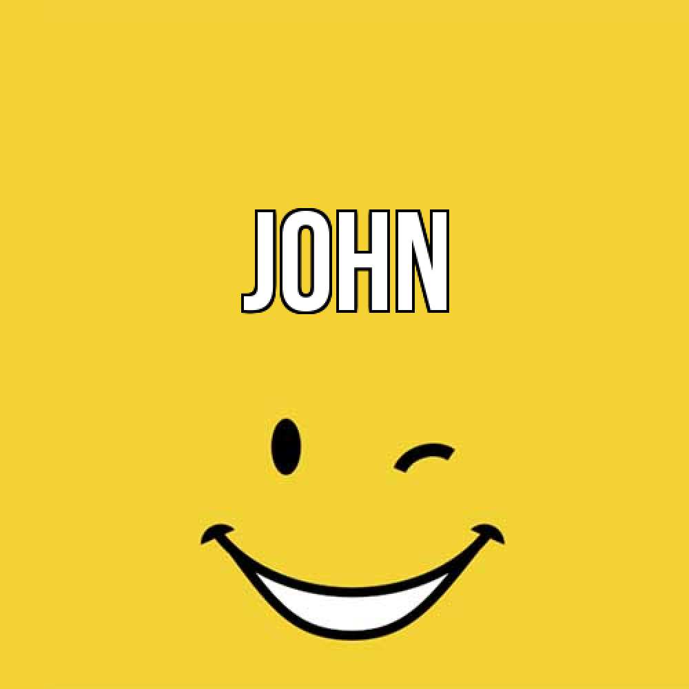 Открытка  с именем. John, Главная  