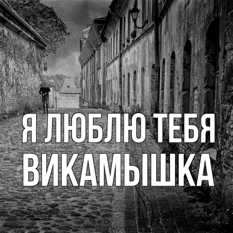 Картинка Я люблю тебя, викамышка