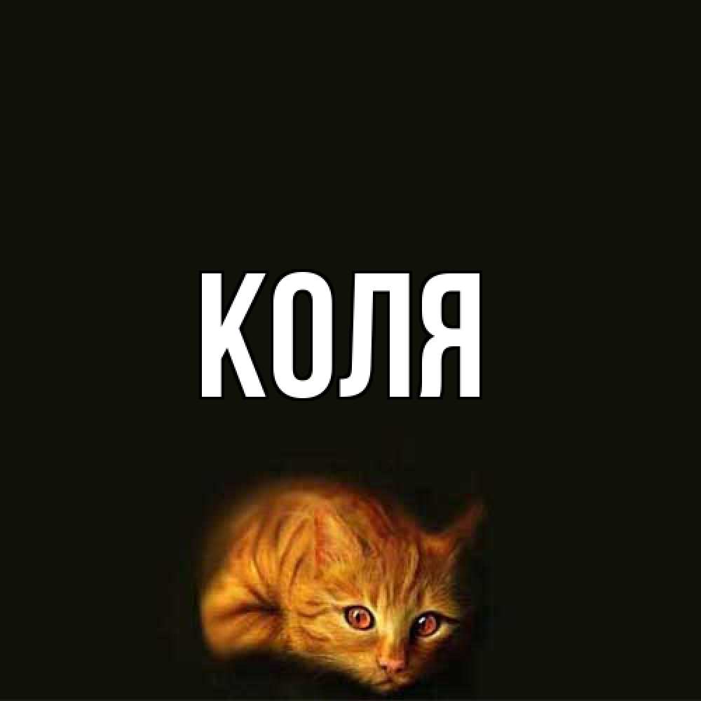 Открытка  с именем. коля, Главная  
