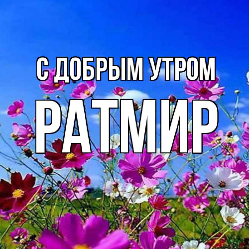 Картинка С добрым утром, Ратмир