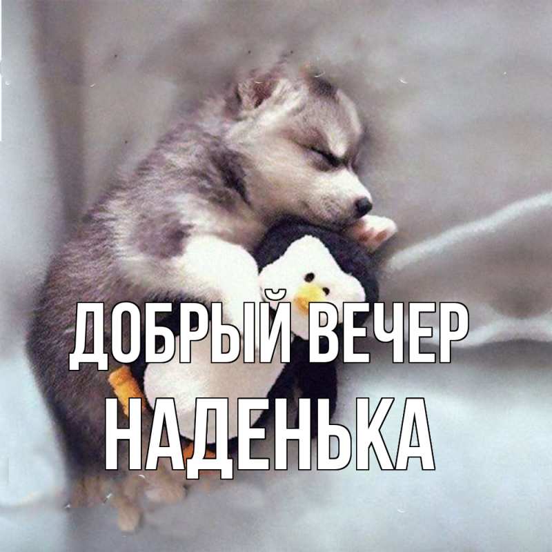 Картинка Добрый вечер, Наденька