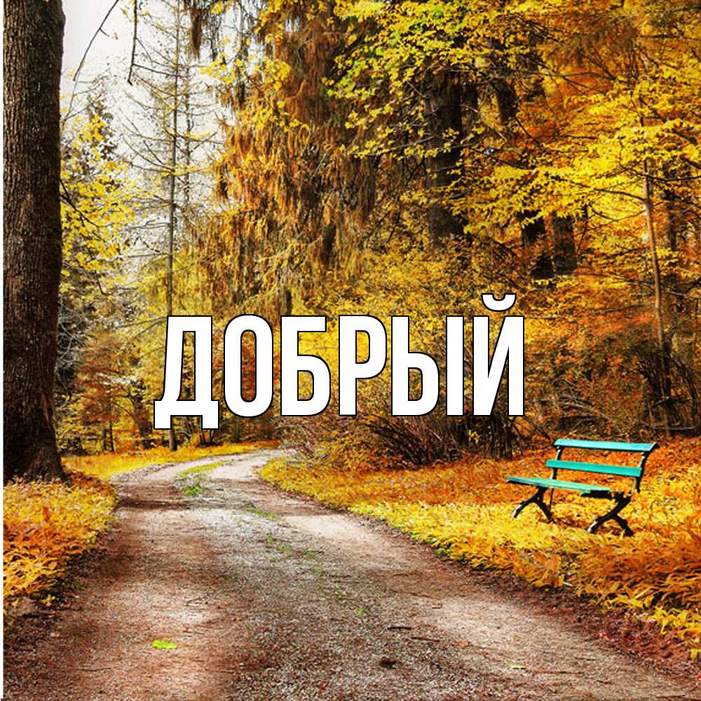 Открытка  с именем. Добрый, Главная  