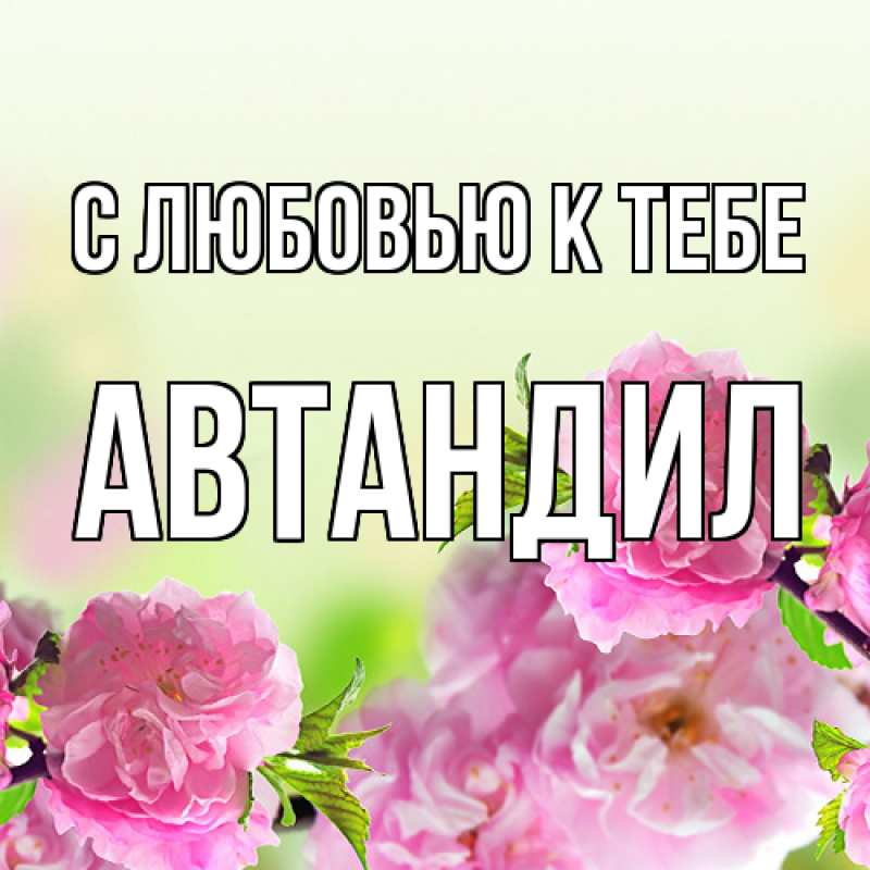 Картинка С любовью к тебе, Автандил
