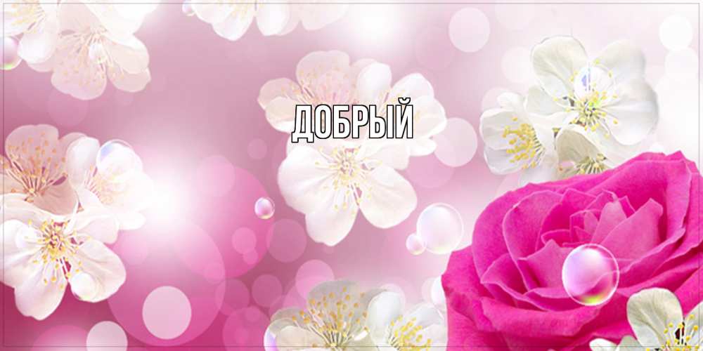 Открытка  с именем. Добрый, Главная  