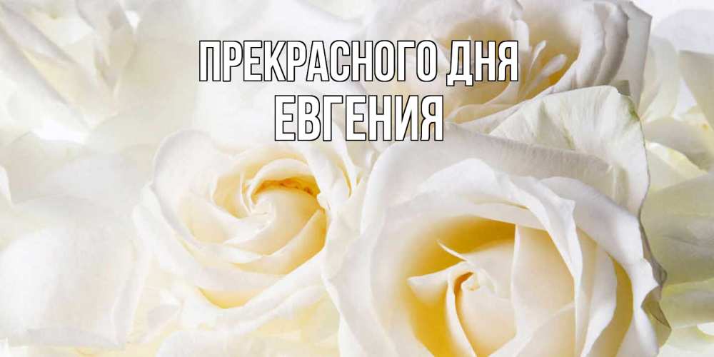 Открытка  с именем. Евгения, Прекрасного дня  