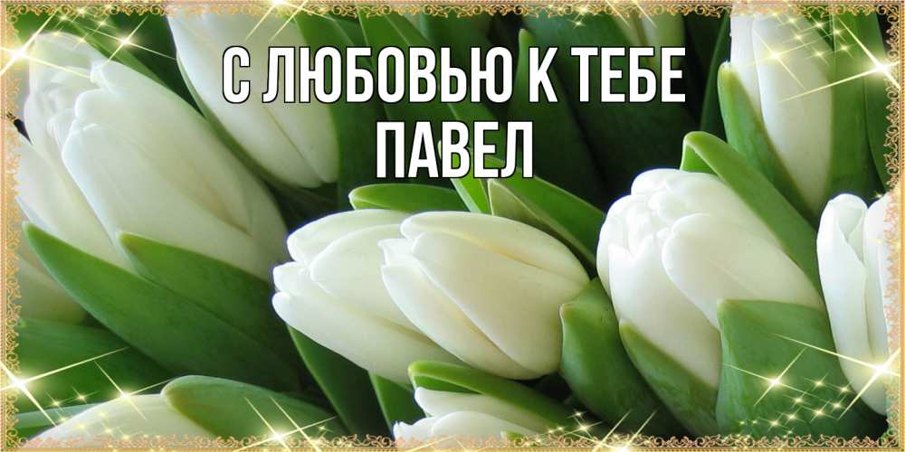 Открытка  с именем. Павел, С любовью к тебе  