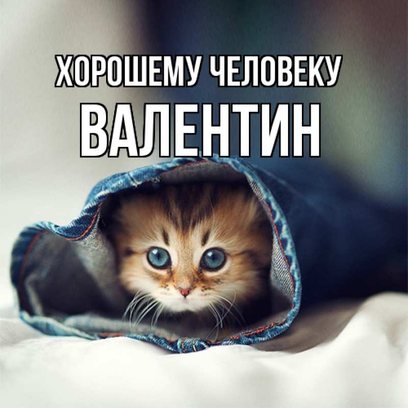 Картинка Хорошему человеку, Валентин
