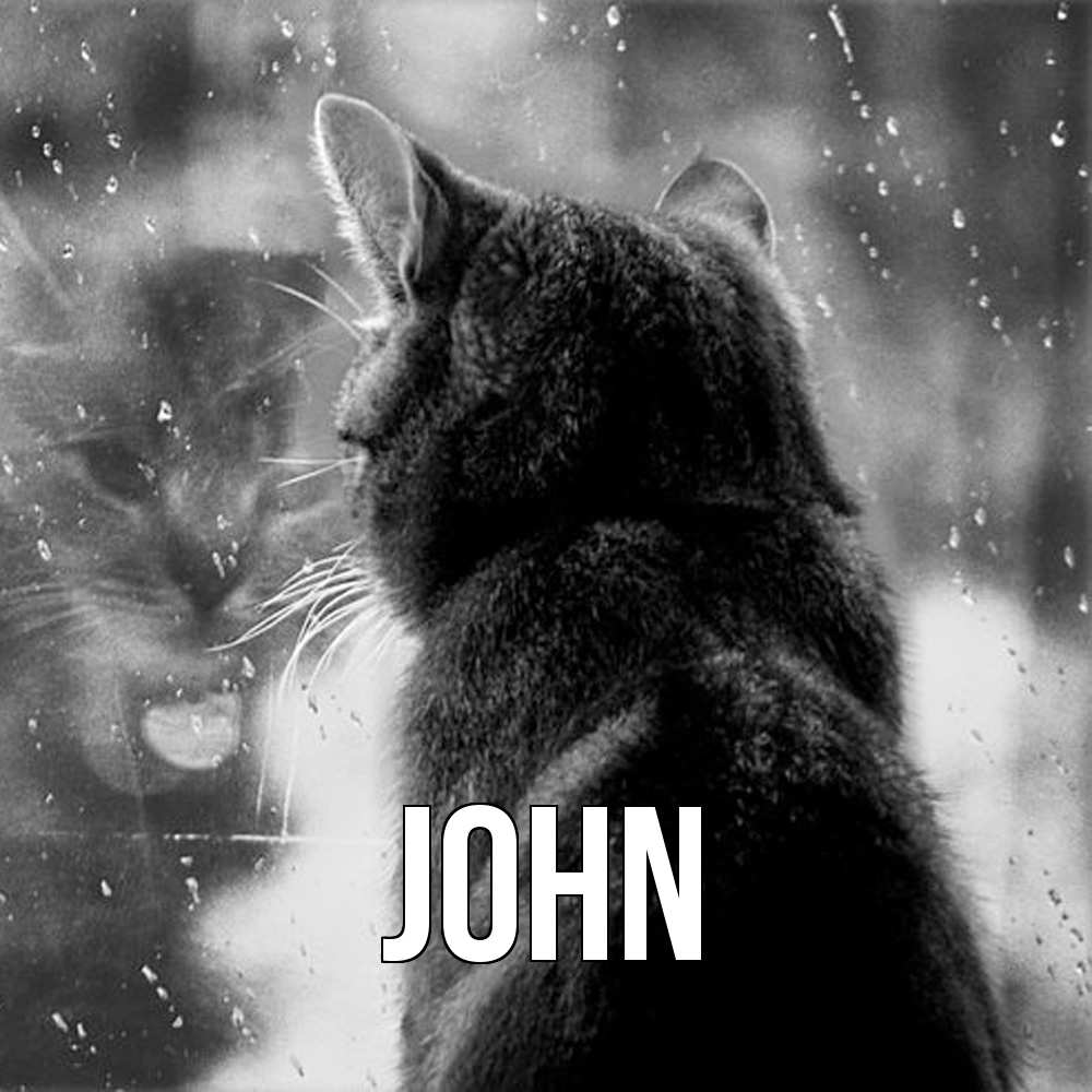 Открытка  с именем. John, Главная  