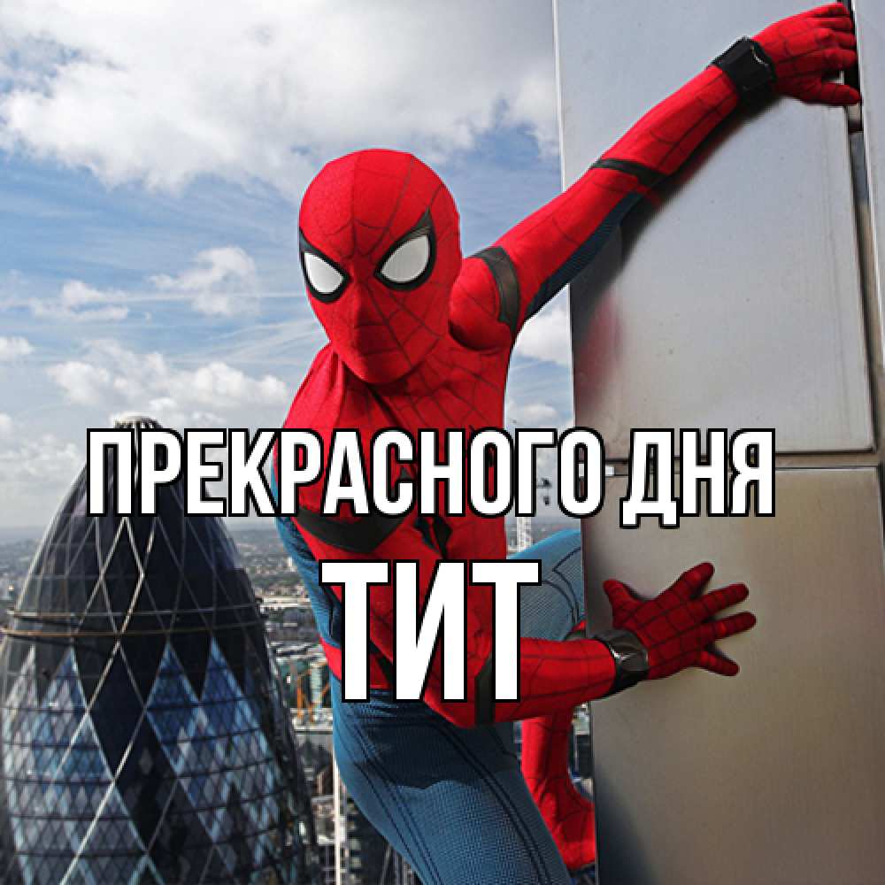 Открытка  с именем. Тит, Прекрасного дня  
