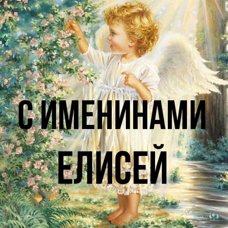 Картинка С именинами, Елисей