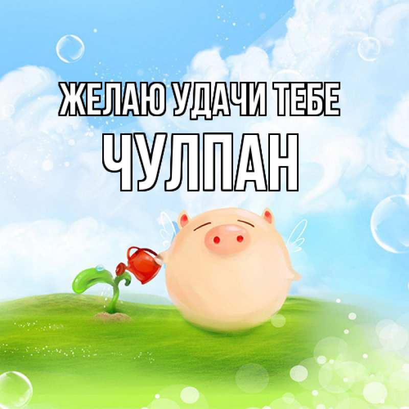 Картинка Желаю удачи тебе, Чулпан