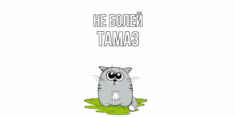 Картинка Не болей, Тамаз
