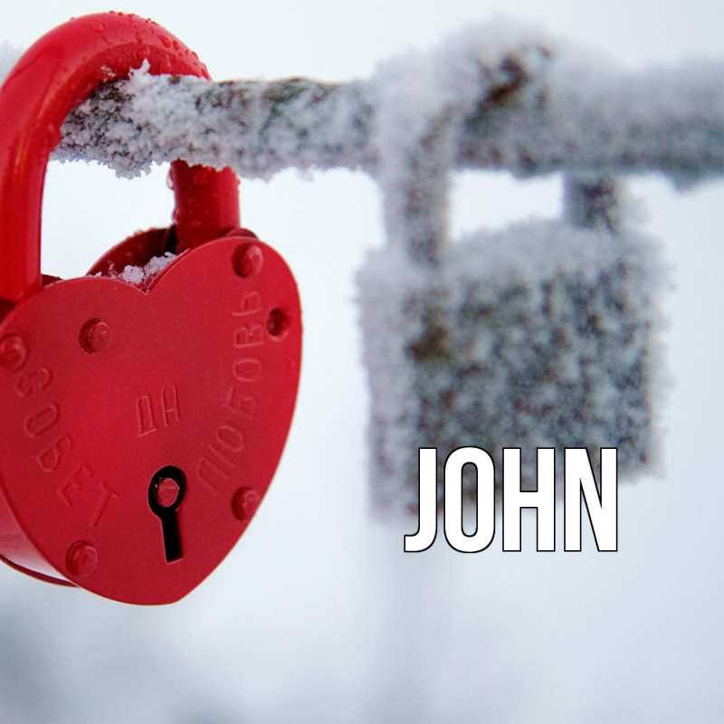Картинка  с именем , John