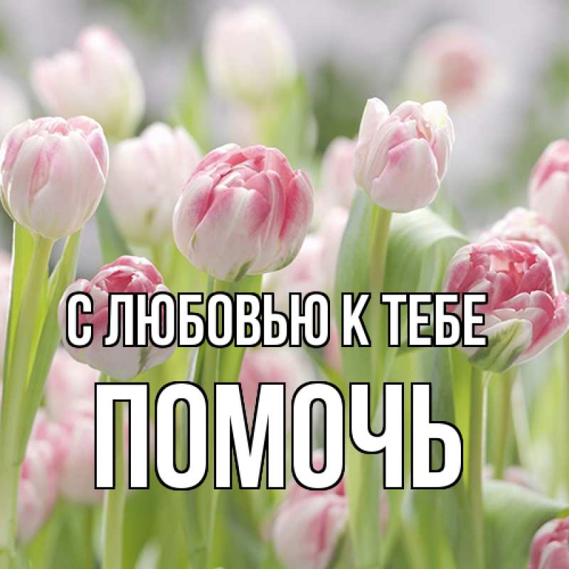 Картинка С любовью к тебе, Помочь