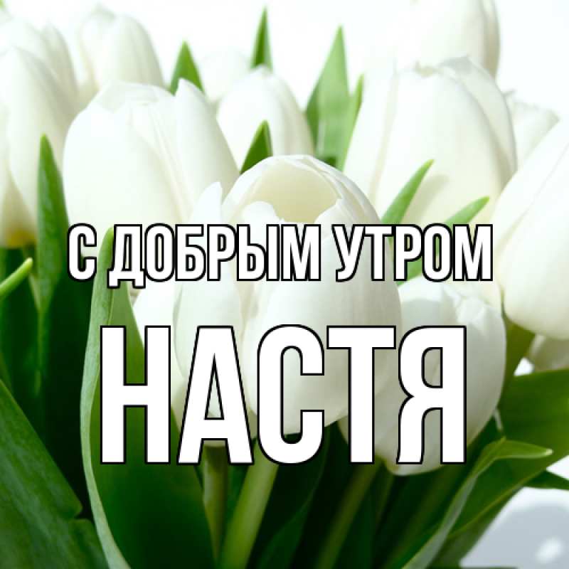 Картинка С добрым утром, Настя