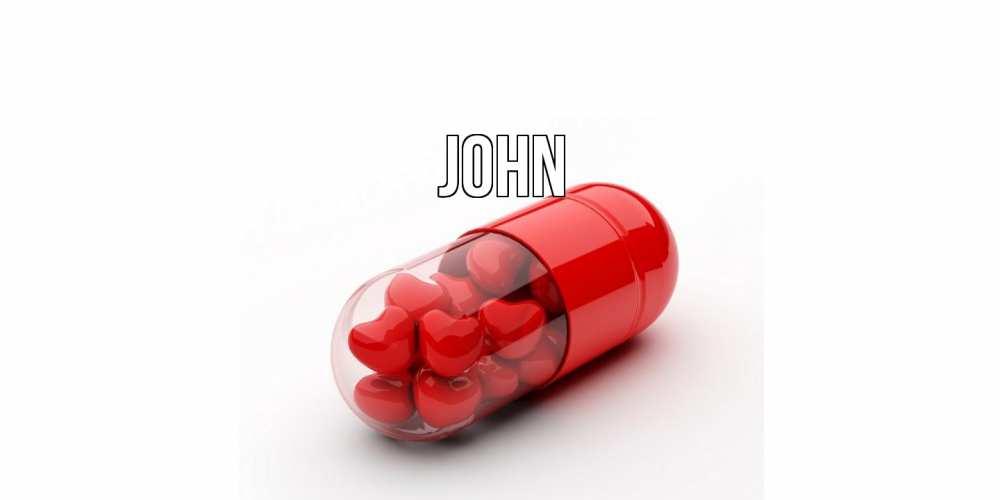 Открытка  с именем. John, Главная  