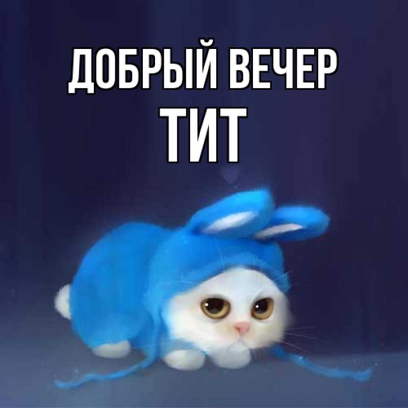 Картинка Добрый вечер, Тит