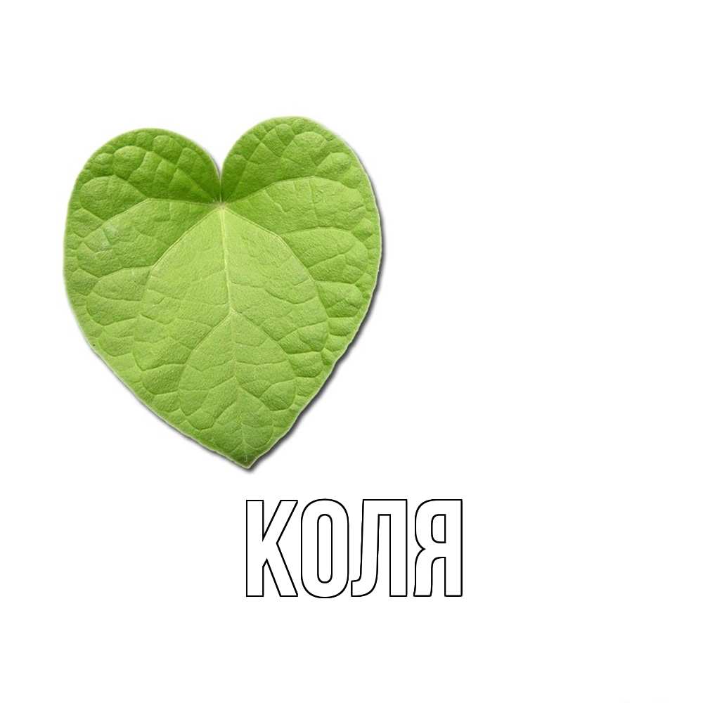 Открытка  с именем. коля, Главная  