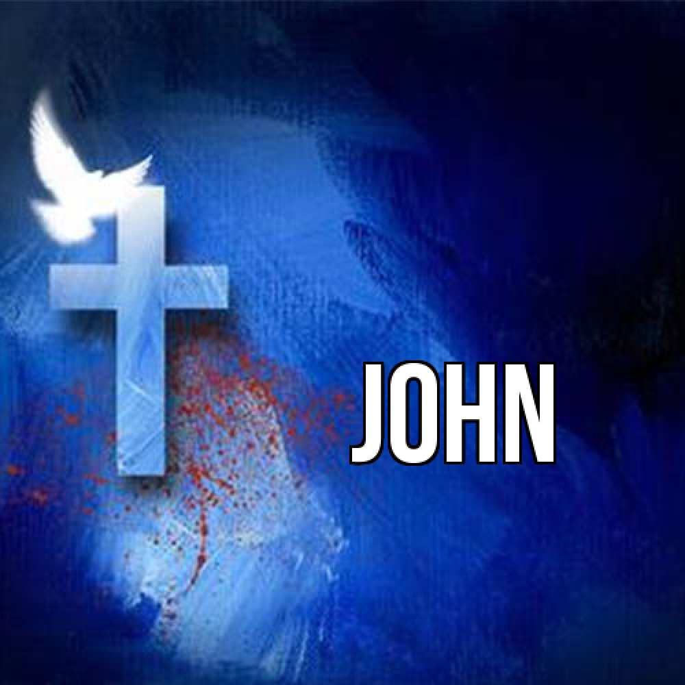 Открытка  с именем. John, Главная  