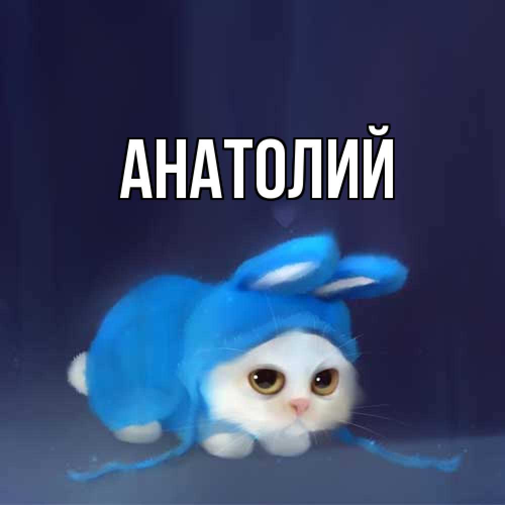 Открытка  с именем. Анатолий, Главная  