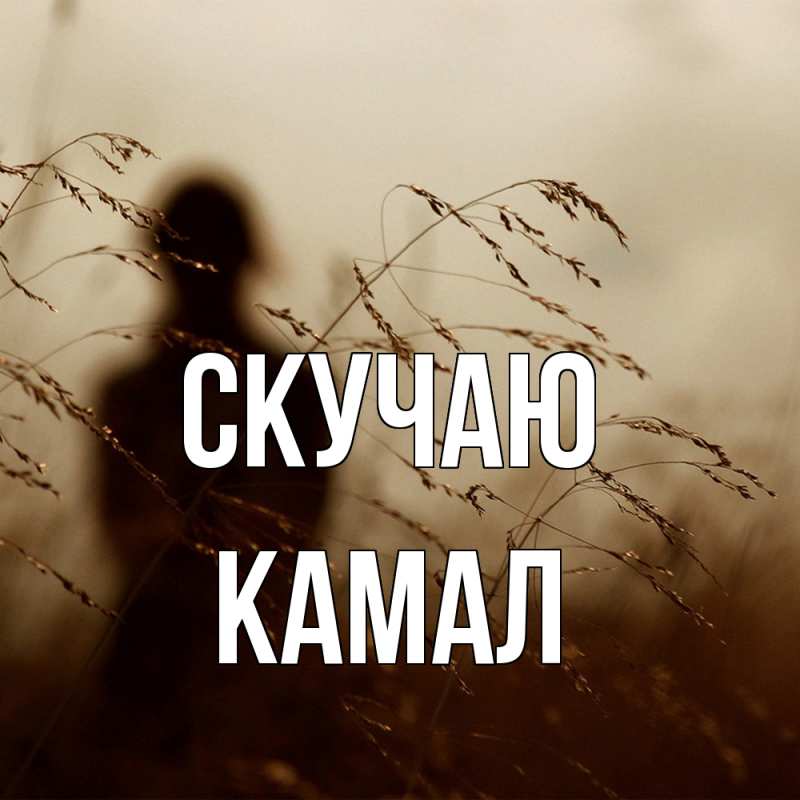 Картинка Скучаю, Камал