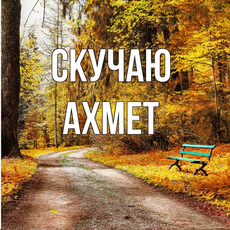 Картинка Скучаю, Ахмет