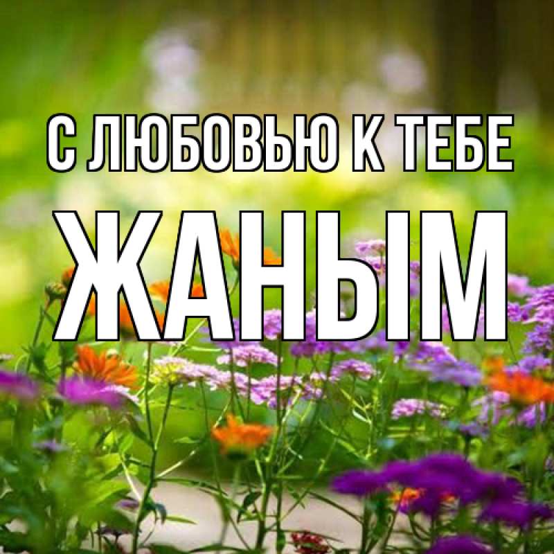 Картинка С любовью к тебе, Жаным