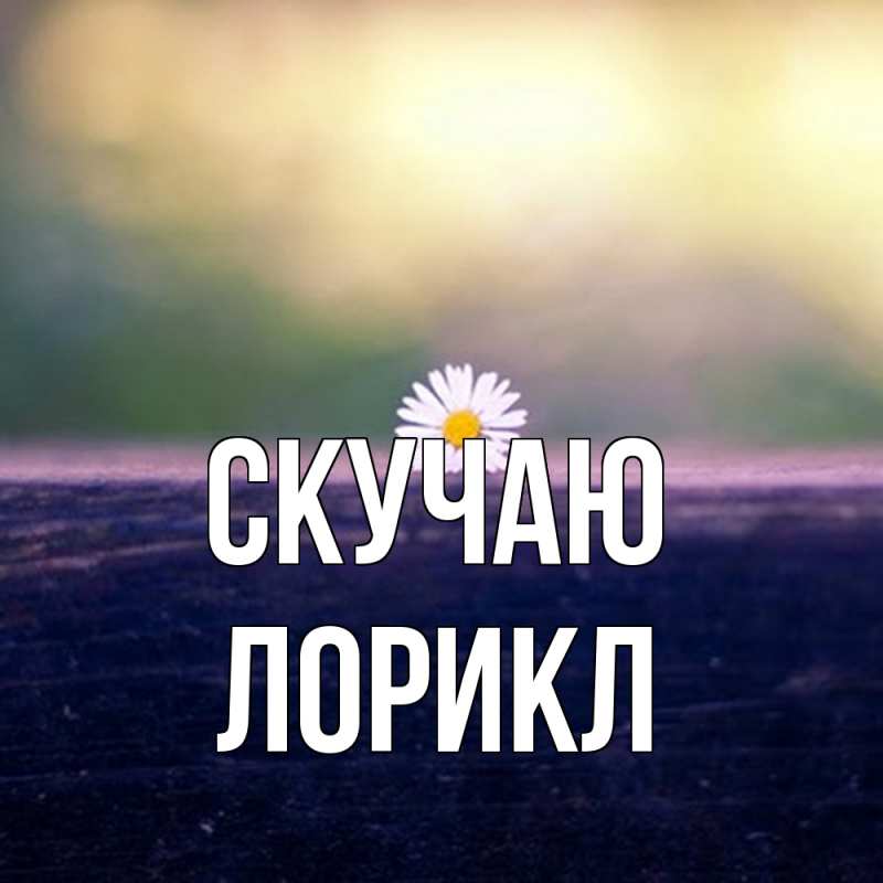 Картинка Скучаю, Лорикл