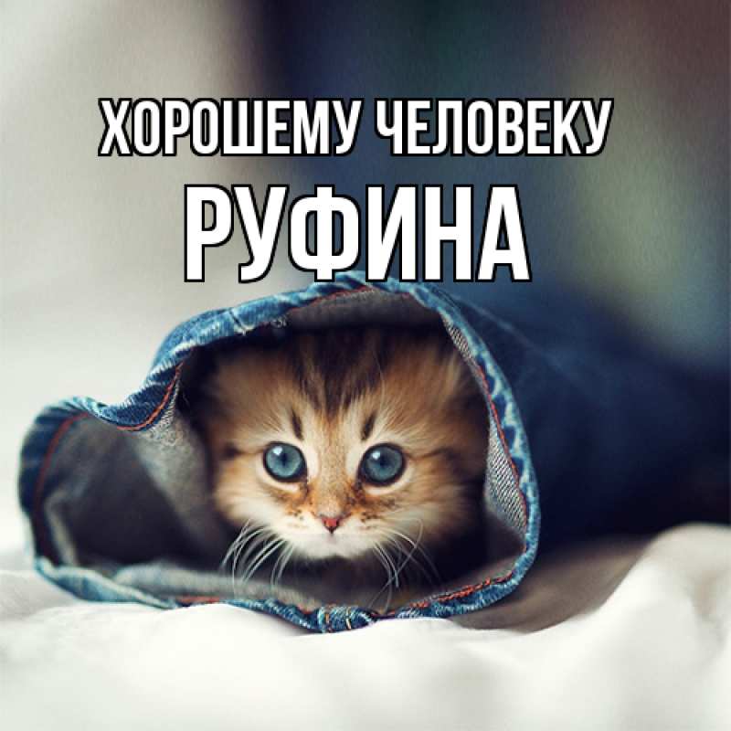 Картинка Хорошему человеку, Руфина