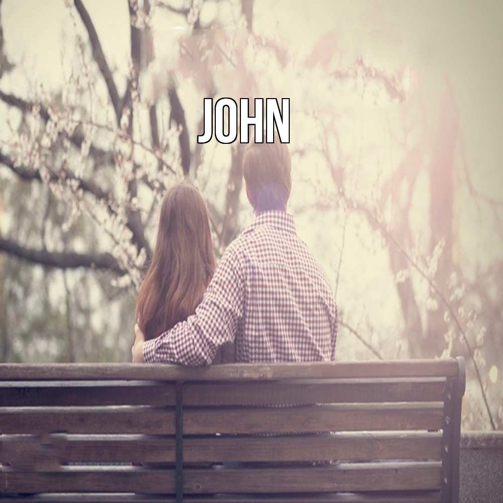 Открытка  с именем. John, Главная  