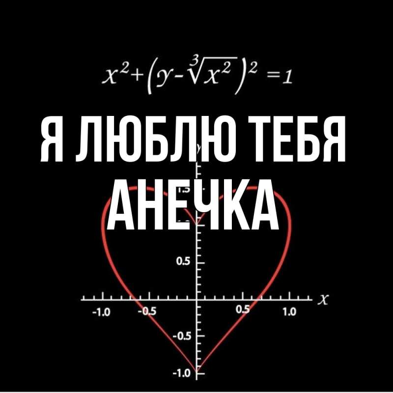 Картинка Я люблю тебя, Анечка