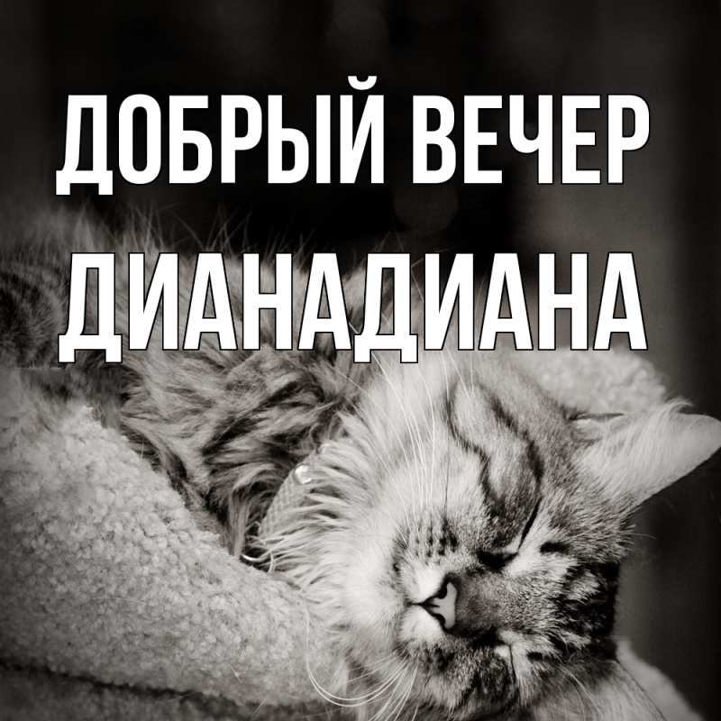 Картинка Добрый вечер, ДианаДиана