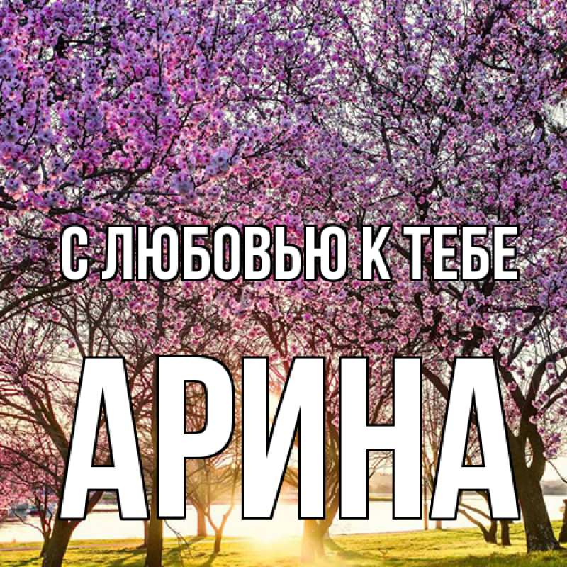 Картинка С любовью к тебе, Арина